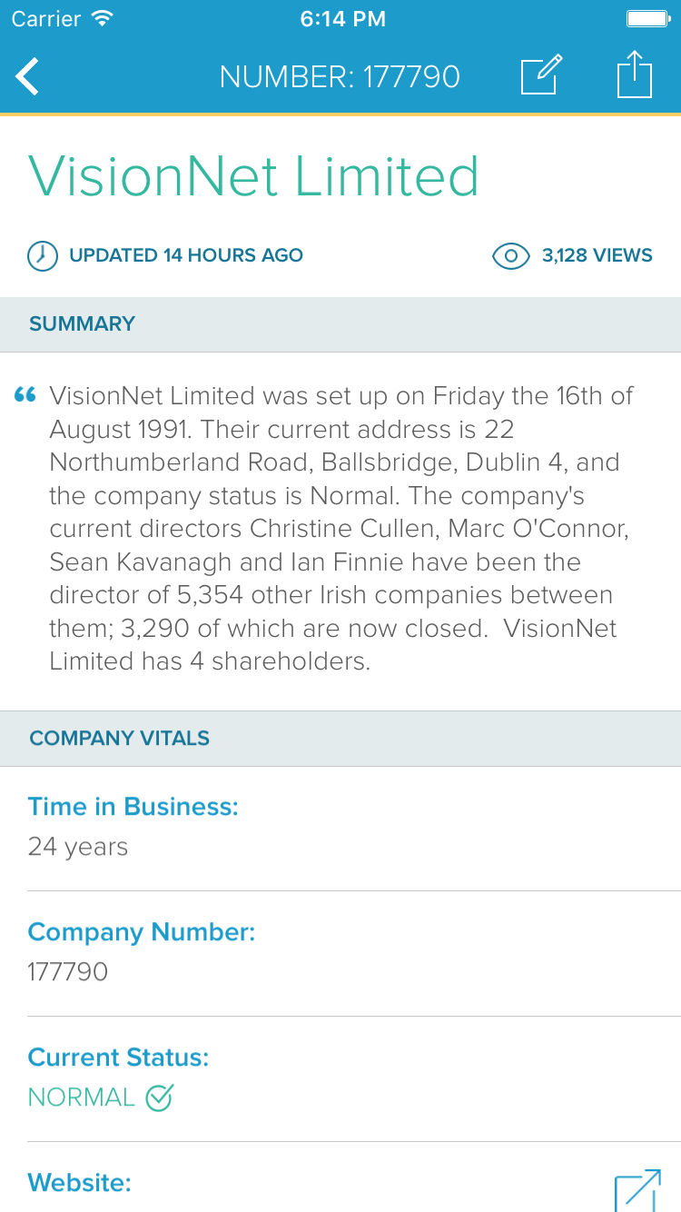 SoloCheck App Company Report Sample